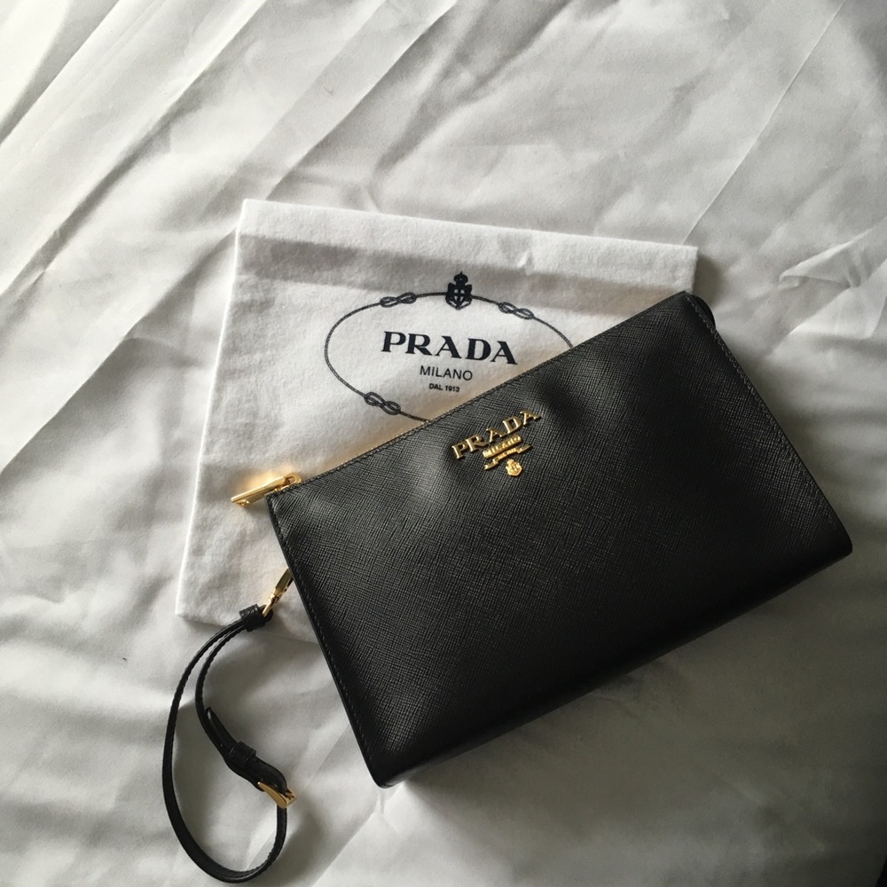 PRADA Saffiano clutch